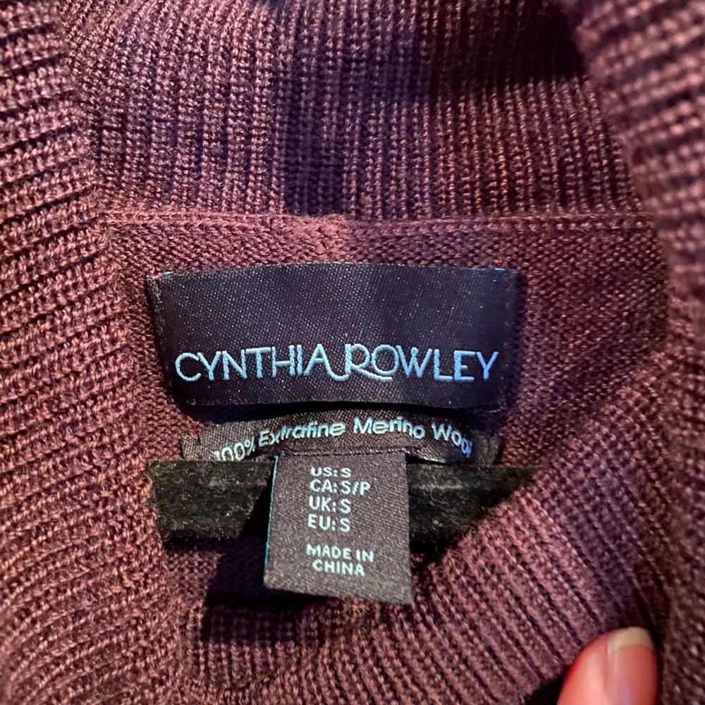 Purple Cowl neck sweater!
